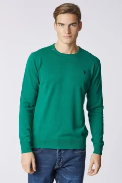 Us Polo Suéter Cris Verde Online