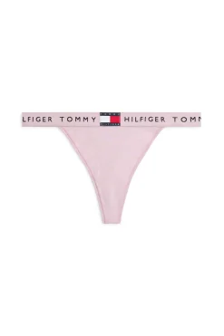 Tommy Jeans Tanga con logo en la cintura rosa Discount