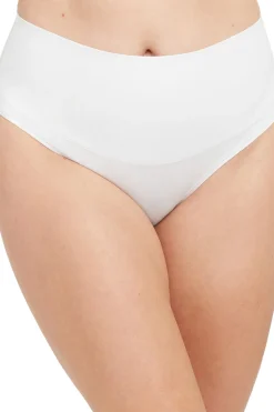 Spanx Tanga moldeador de algodón blanco New