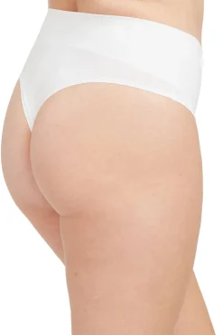 Spanx Tanga moldeador de algodón blanco New