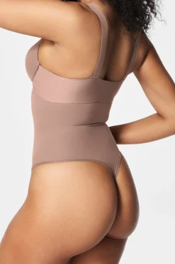 Spanx Tanga moldeador de talle alto Seamless Power nude Sale