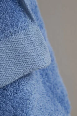 Bassols Toalla baño wonder 550g rizo americano 150x100 Azul Outlet