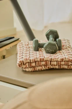 Calma House Toalla de baño de algodón de rizo jacquard Mercurio naranja Online