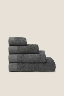 Textura Toalla ducha rizo algodón egipcio 70x140cm. gris Online