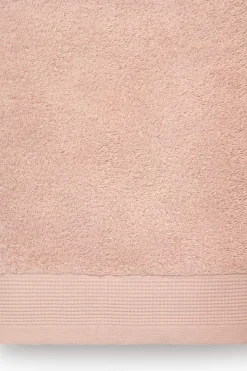 Textura Toalla ducha rizo algodón egipcio 70x140cm. rosa Clearance