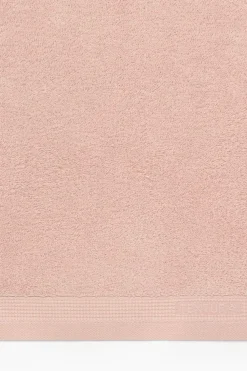 Textura Toalla lavabo rizo algodón egipcio 50x90cm. rosa