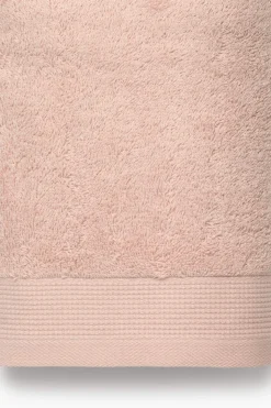 Textura Toalla lavabo rizo algodón egipcio 50x90cm. rosa