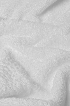 Textura Toalla tocador rizo algodón egipcio 30x50cm. blanco