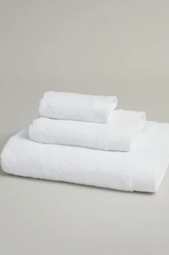 Bassols Toalla tocador wonder 550g rizo americano 30x50 Blanco Discount