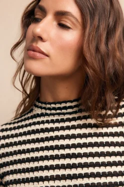 Slowlove Top básico estructura Multicolor Sale