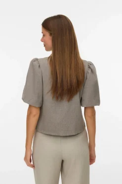 Vero Moda Top de manga abullonada Arena Clearance