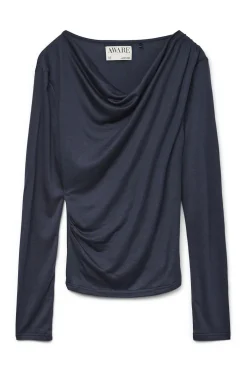Vero Moda Top de manga larga Azul marino Online