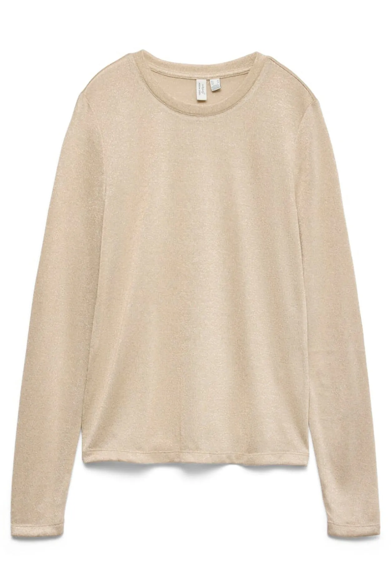 Vero Moda Top de punto tejido efecto metalizado Beige Sale