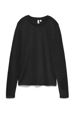 Vero Moda Top de punto tejido efecto metalizado Negro