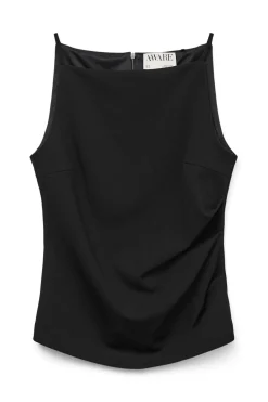 Vero Moda Top de tirantes y cuello barco Negro New