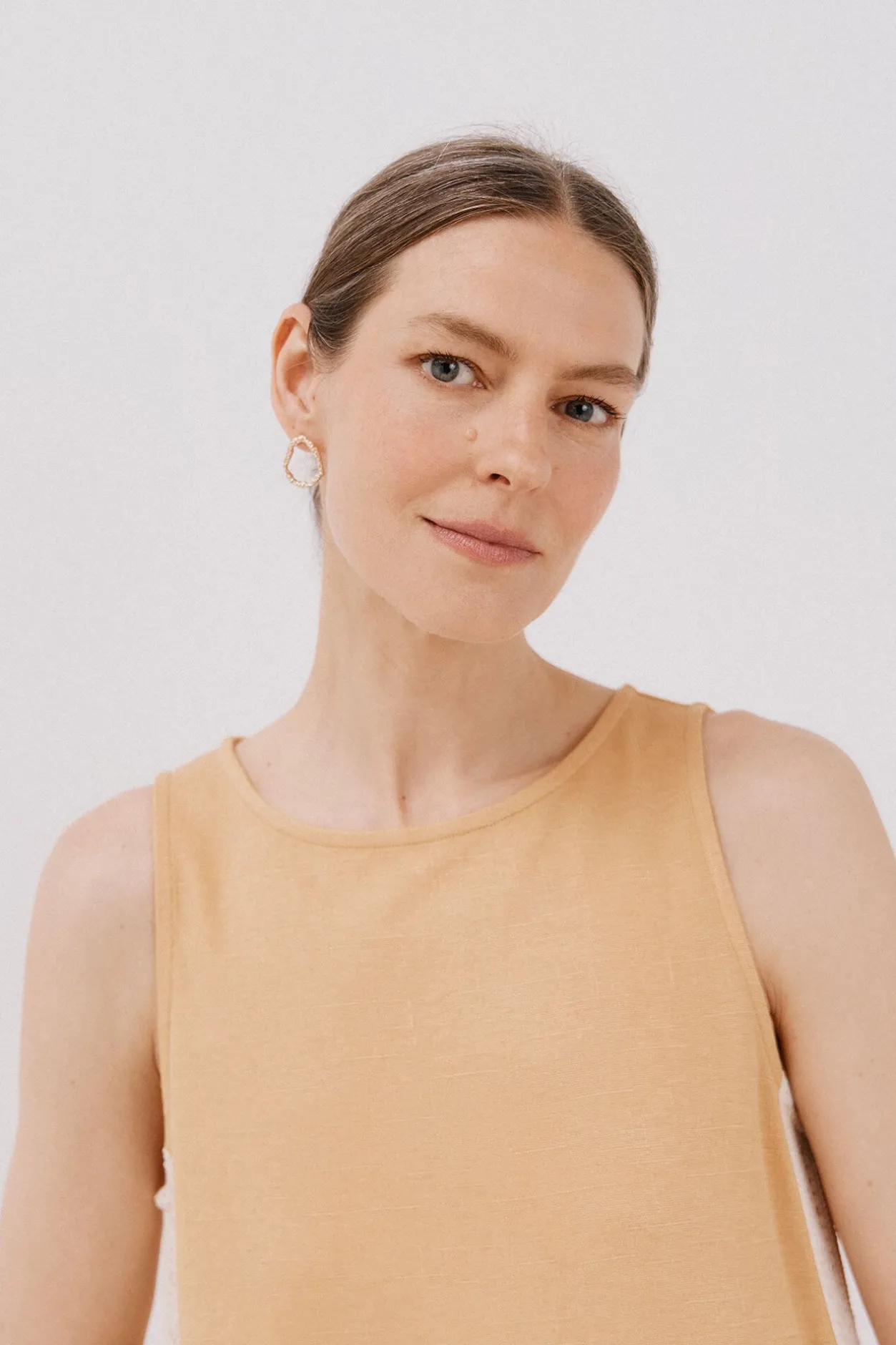 Cortefiel Top detalle puntilla crochet lateral Arena Clearance