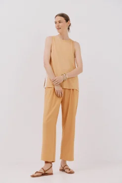 Cortefiel Top detalle puntilla crochet lateral Arena Clearance