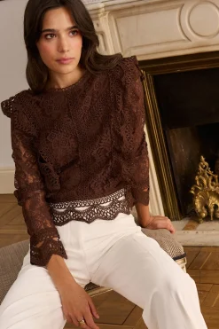 Polín Et Moi Top encaje Alda Marr&oacute;n