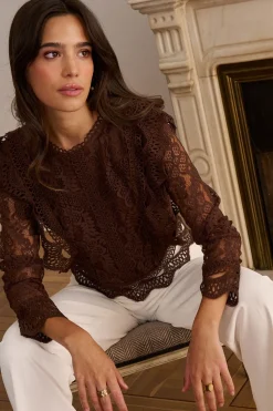 Polín Et Moi Top encaje Alda Marr&oacute;n