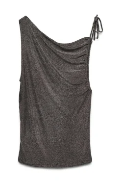 Vero Moda Top escote asimétrico Negro Hot