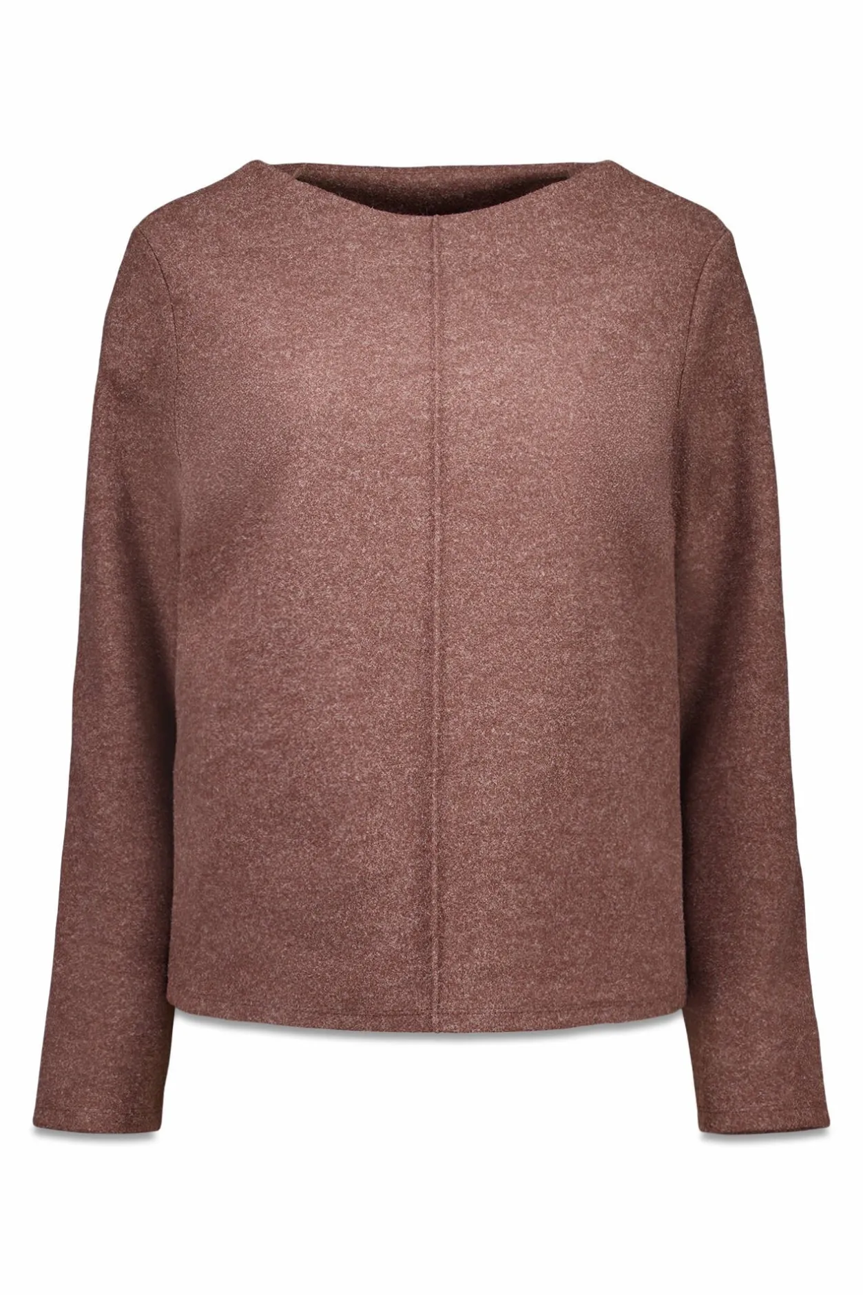 Cortefiel Top escote chimenea Marrón oscuro New