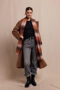 Slowlove Top estructura manga abullonada Negro New