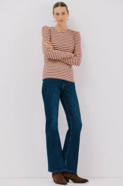 Cortefiel Top estructura rayas Multicolor