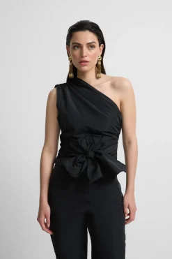 Silbon Top event collection tafeta lazada Negro