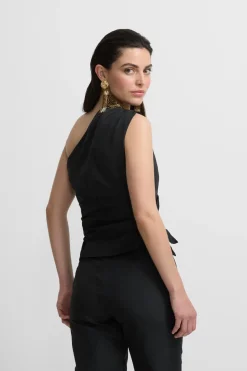 Silbon Top event collection tafeta lazada Negro