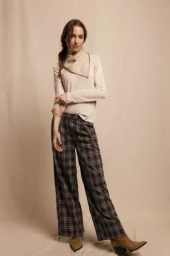 Slowlove Top frunces manga Marfil Hot