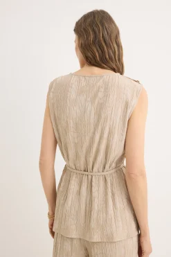 Cortefiel Top jacquard hebilla Arena Sale