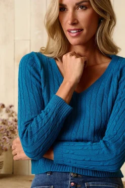 Polín Et Moi Top manga larga Maya Azul Hot