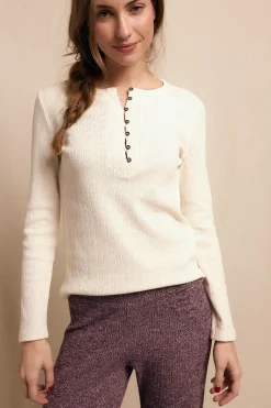 Slowlove Top panadero estructura Marfil Online