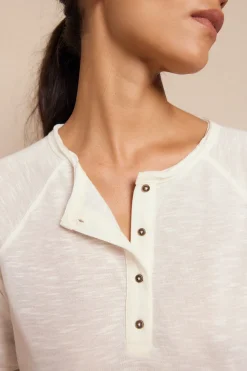 Slowlove Top punto panadero Marfil Sale