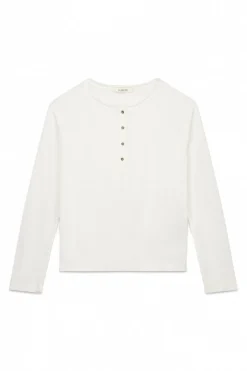 Slowlove Top punto panadero Marfil Sale