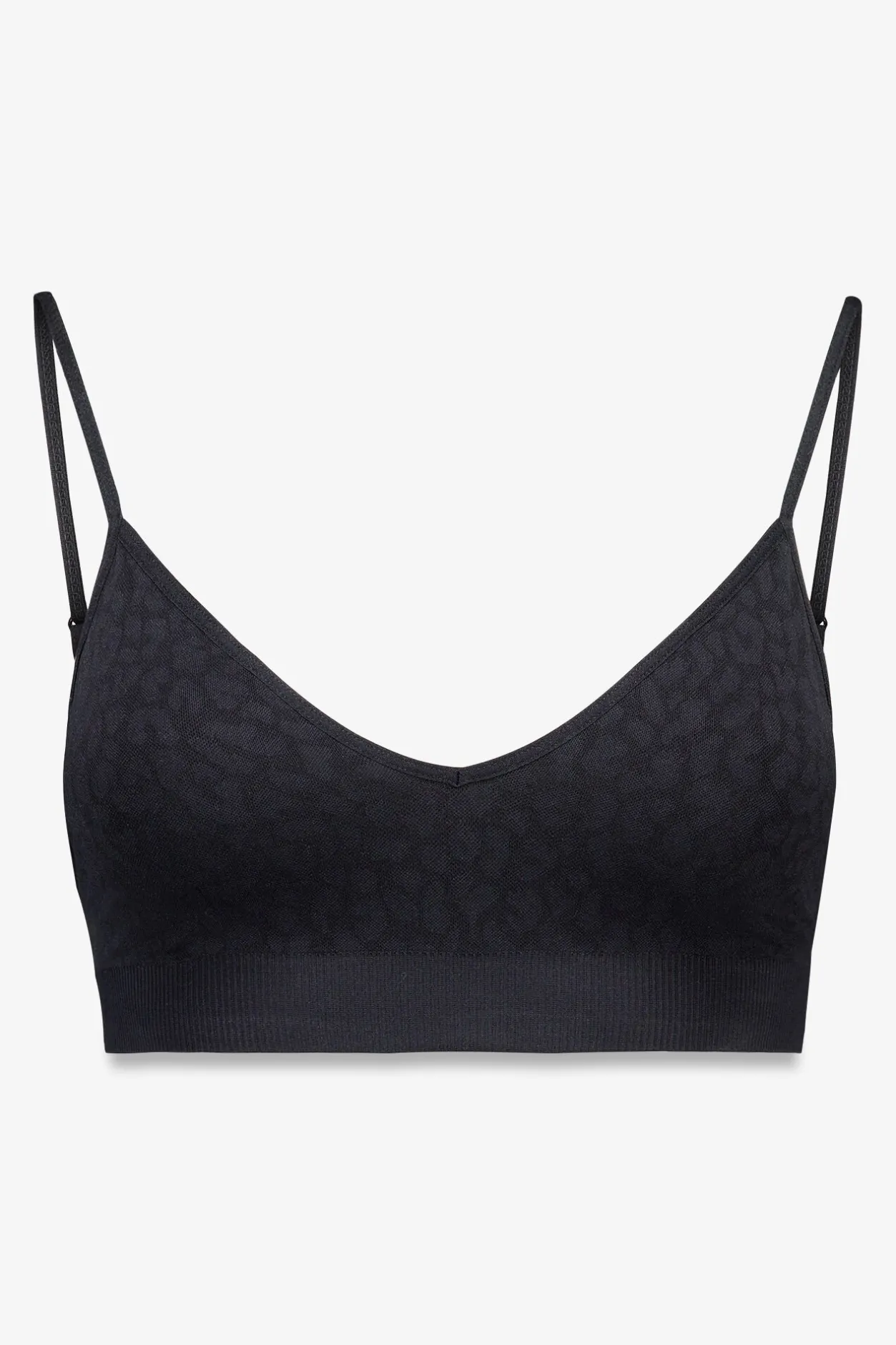 Women'secret Top sin costuras NATURAL animal print negro Clearance