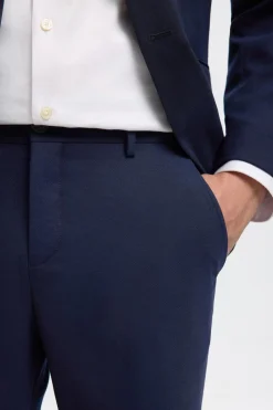 Selected Traje de dos piezas slim fit lana fría Azul marino Clearance