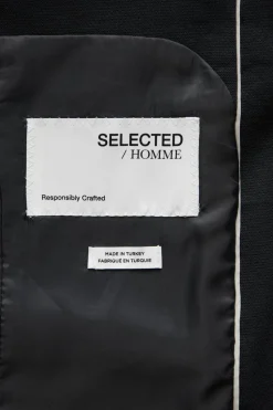 Selected Traje de dos piezas slim fit lana fría Azul marino Clearance