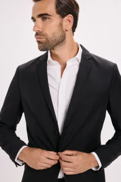 Jack & Jones Traje de hombre slim fit Negro Outlet