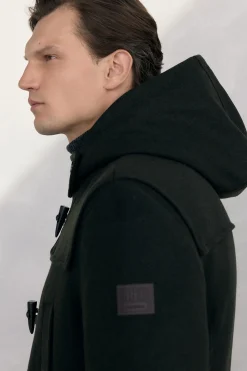 Pedro del Hierro Trenca lana alamares Verde Online