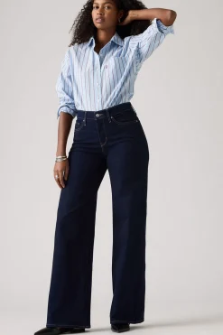 Levi's Vaquero 318™ Shaping Wide Leg Azul marino Sale