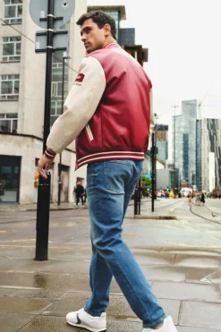 Springfield Vaquero lavado oscuro sobretintando straight fit turquesa New