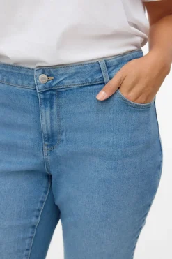Vero Moda Curve Vaquero pitillo talla grande Azul Outlet