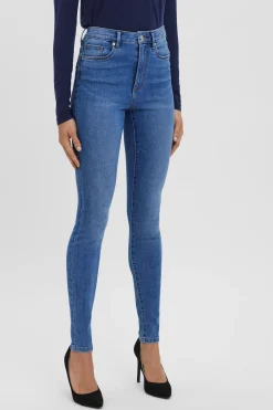 Vero Moda Vaquero skinny de mujer con cintura alta Azul Hot