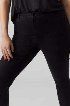 Vero Moda Curve Vaquero Slim talla grande Negro Discount