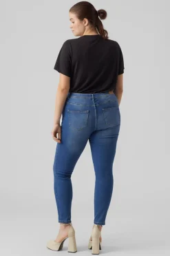 Vero Moda Curve Vaquero Slim talla grande Azul Hot