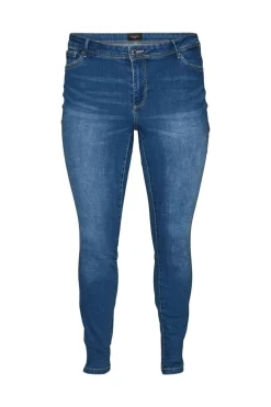 Vero Moda Curve Vaquero Slim talla grande Azul Hot
