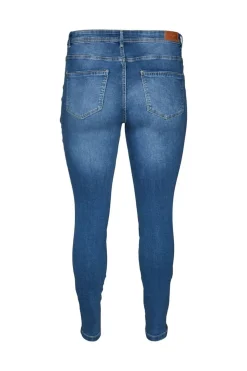 Vero Moda Curve Vaquero Slim talla grande Azul Hot