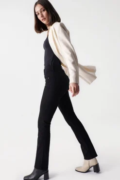 Salsa Jeans Vaqueros secret push in slim Negro Discount