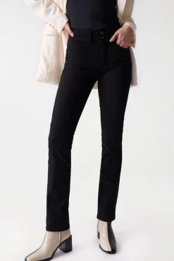 Salsa Jeans Vaqueros secret push in slim Negro Discount